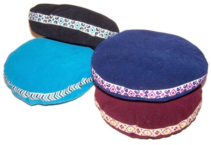 Coussin de Bol Tibétain en Velours – 7 cm