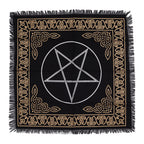 Tapis d'Autel Frangé – Pentagramme