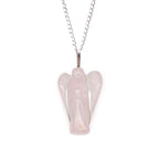 Pendentif Ange Gardien – Quartz Rose