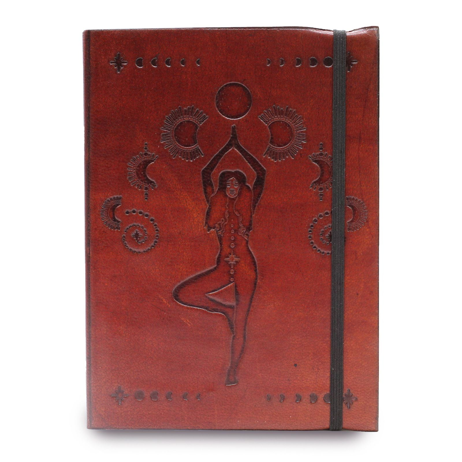 Grimoire “Cosmic Goddess” – Petit Carnet en Cuir avec Lanière