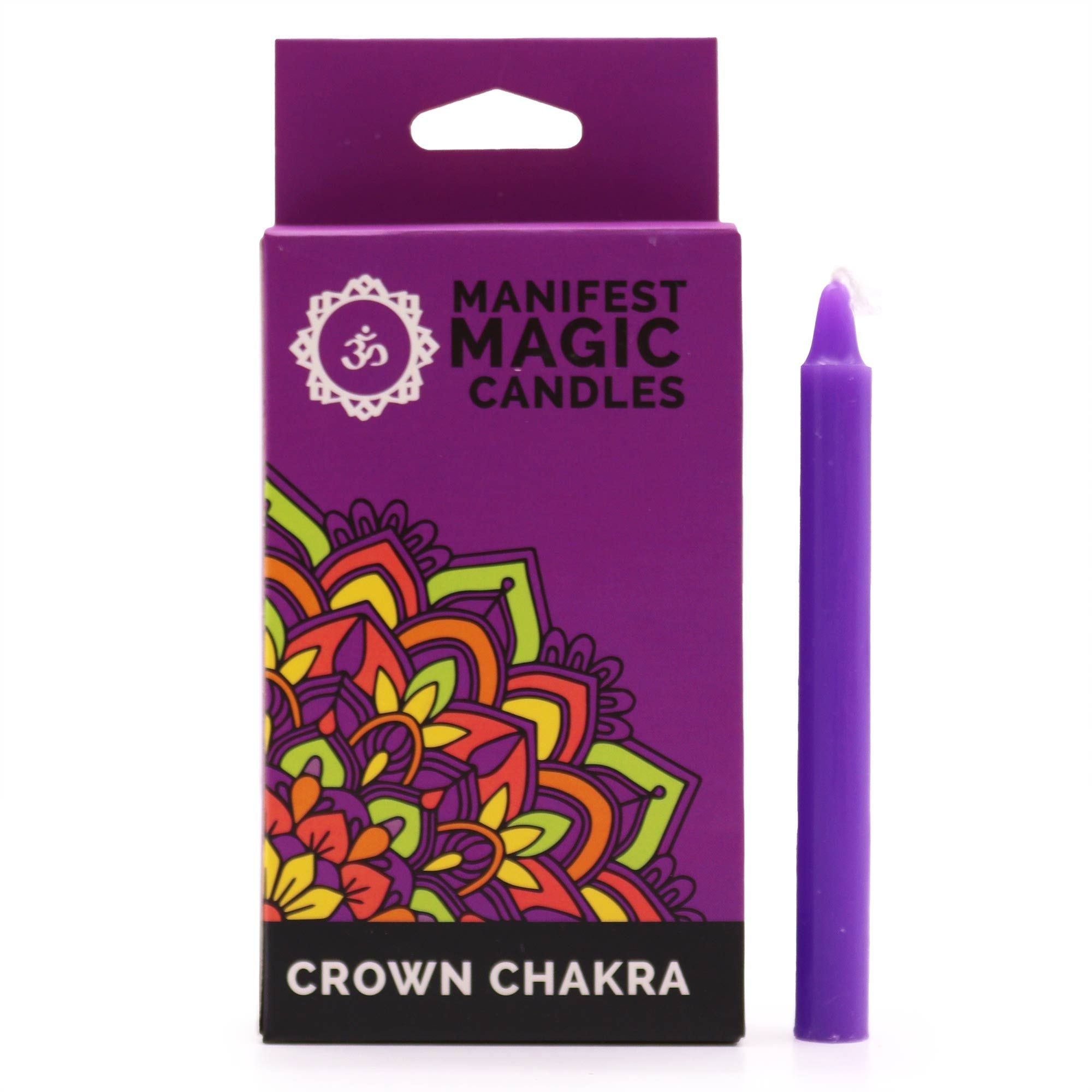 Bougies de Manifestation – Violette – Chakra Couronne (pack de 12)