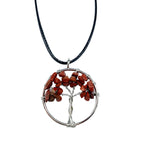 Pendentif Arbre de Vie – Jaspe Rouge