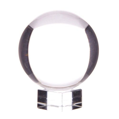 Boule de Cristal sur Support – Quartz Clair – 110 mm