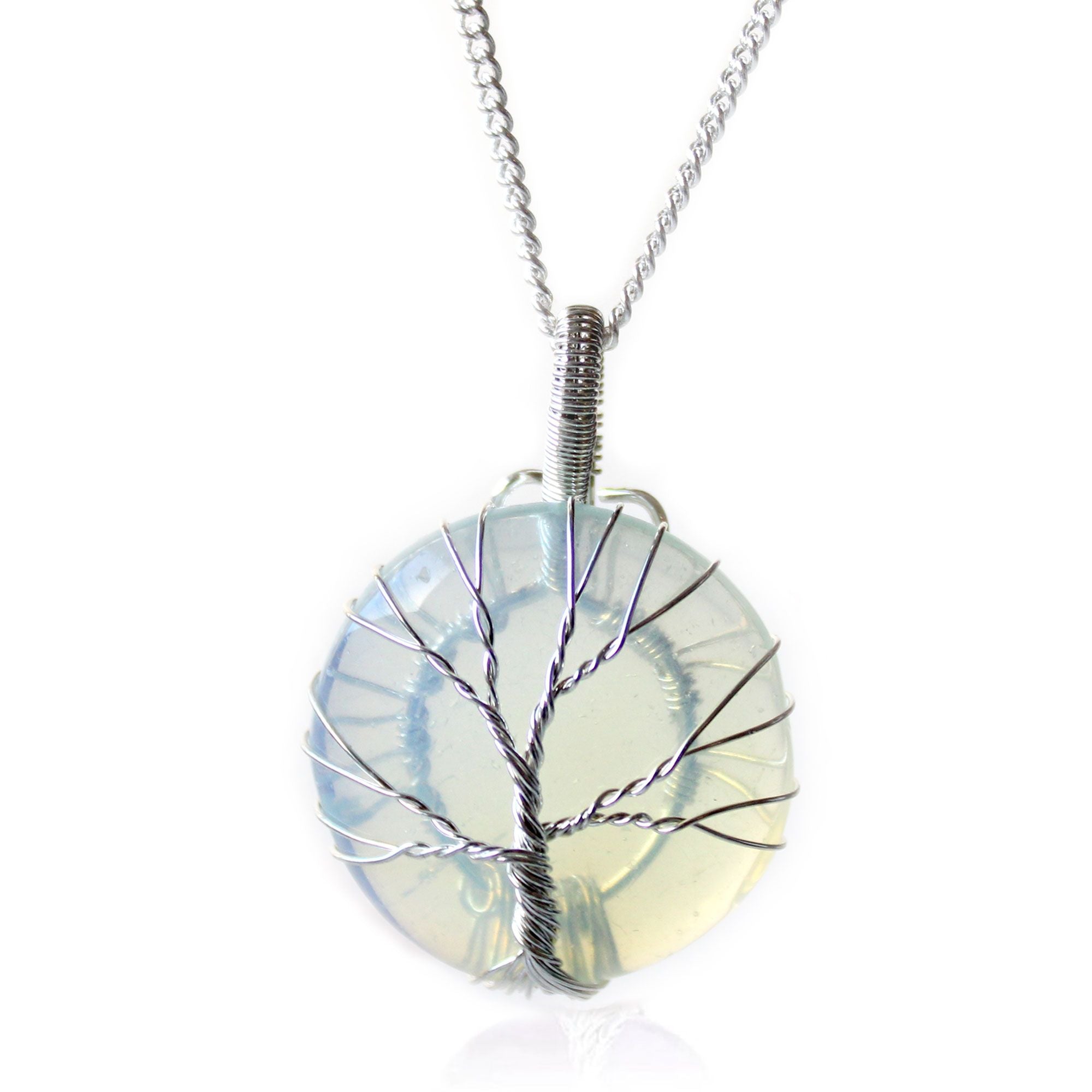 Collier Arborescence – Disque d’Opalite
