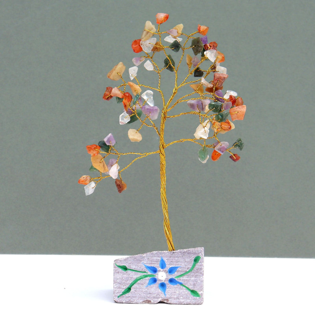 Arbre de Gemmes Indien – Multi-Pierres – 80 Pierres