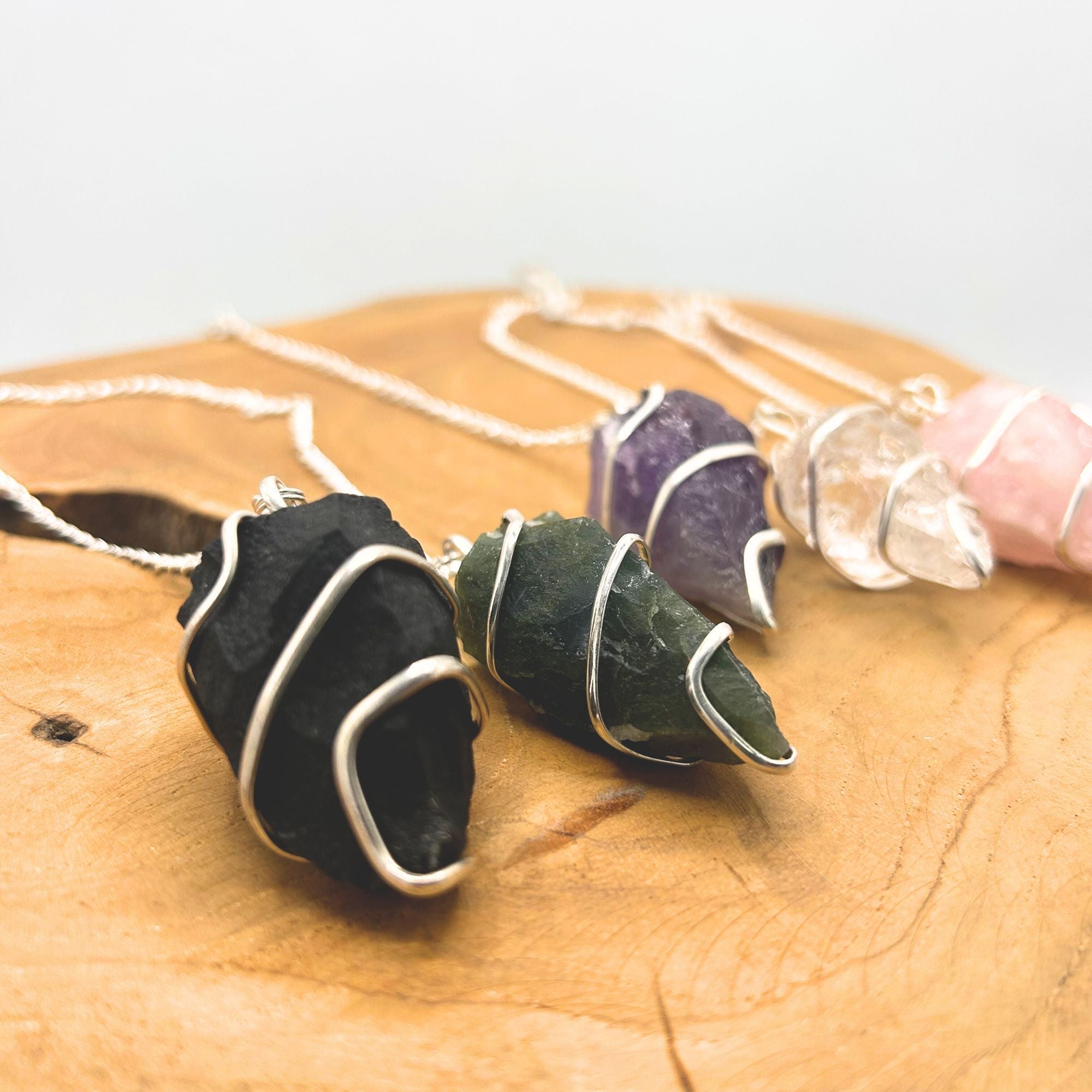 Pendule en Pierre Brute – Agate Mousse
