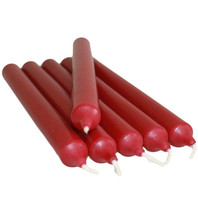 Bougies de Table Bordeaux – Lot de 100