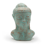 Tête de Bouddha Tranquillité – Vert Cuivré