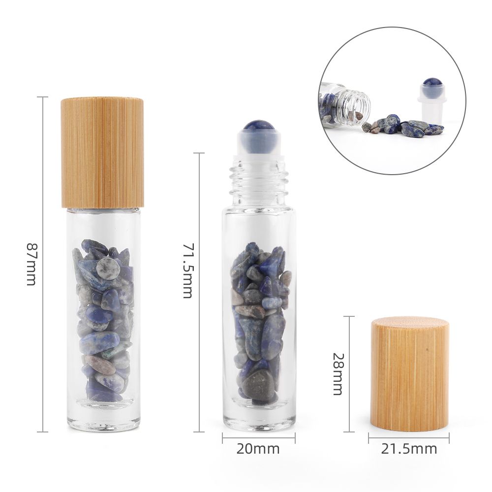 Roller Aromathérapie – Bille en Cristal de Roche Naturel