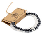Bracelet Magnétique en Gemmes – Cristal de Roche