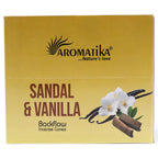 Encens Backflow Masala – Santal & Vanille (10 cônes)
