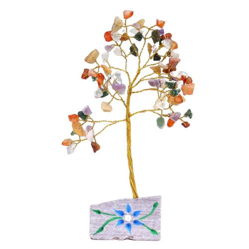 Arbre de Gemmes Indien – Multi-Pierres – 80 Pierres