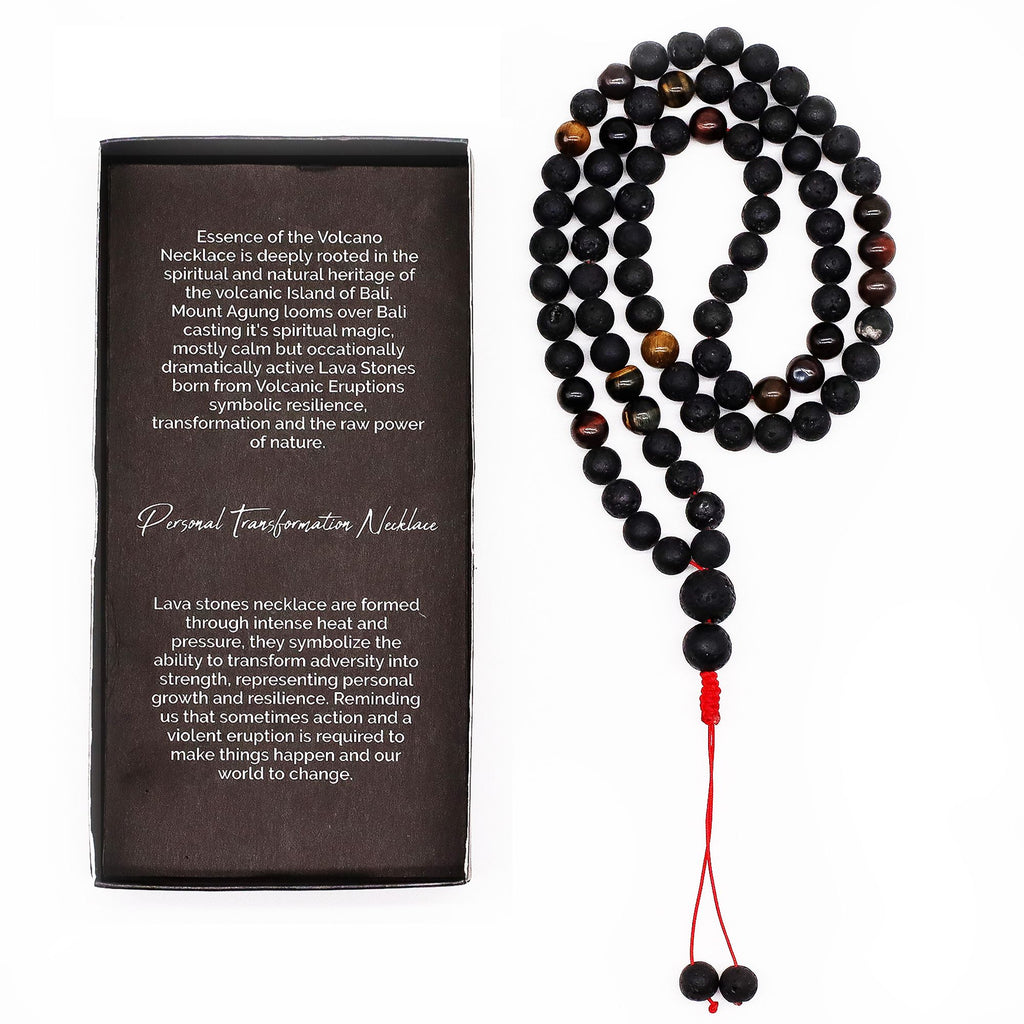 Collier « Essence du Volcan » – Transformation Personnelle
