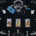 Nappe de Tirage Tarot – Sorcière Ancienne