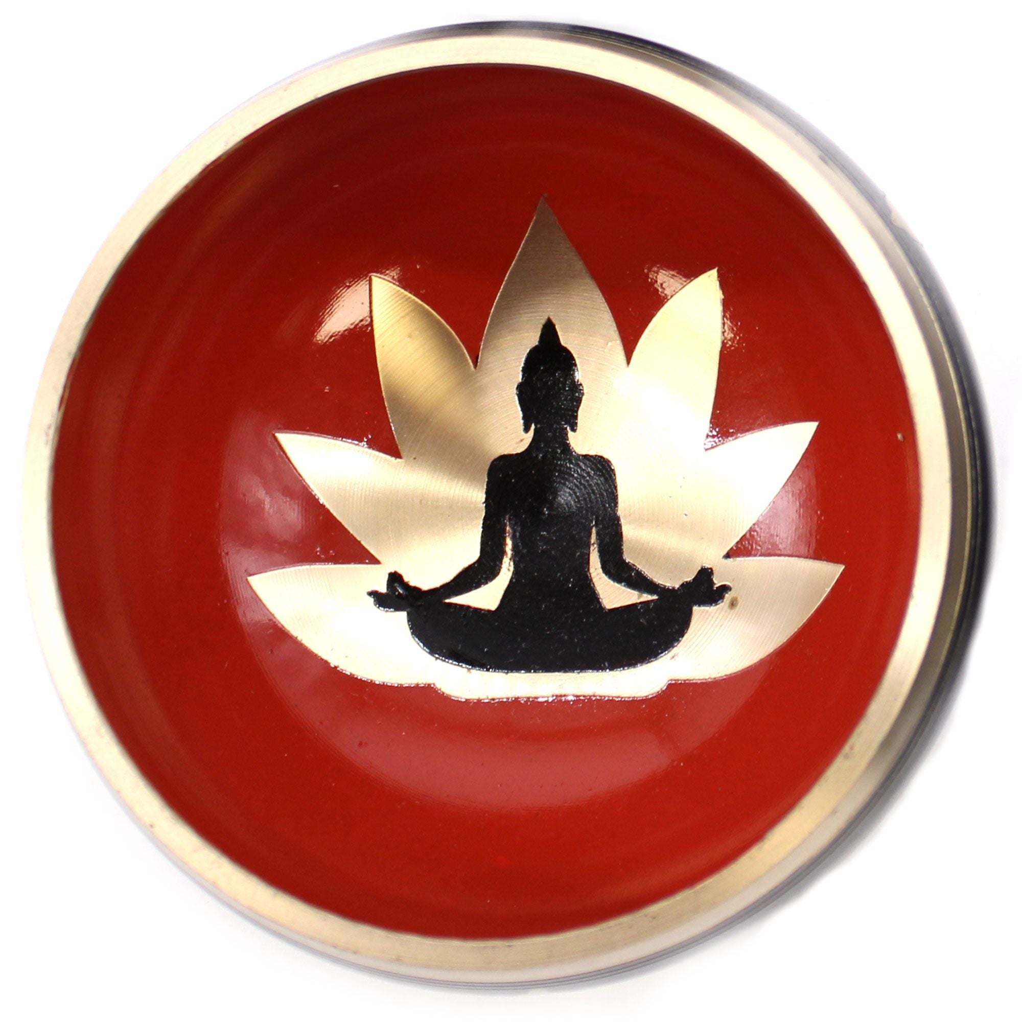 Coffret Bol Tibétain – Bouddha Doré – 10,7 cm