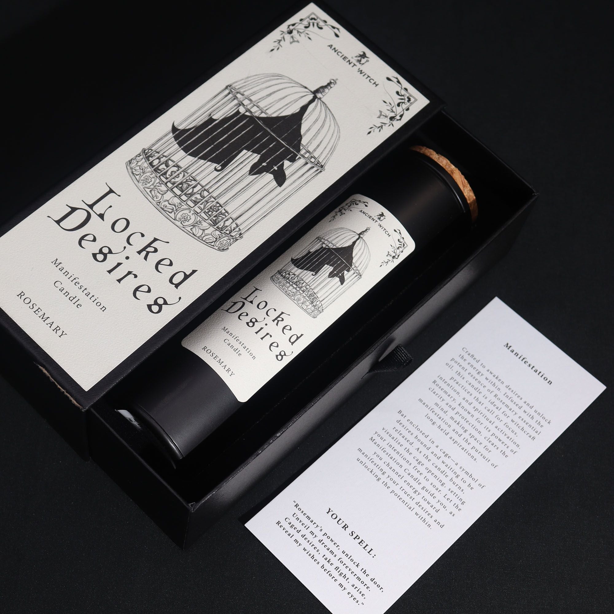 Bougie de Manifestation – Locked Desires – Ancient Witch