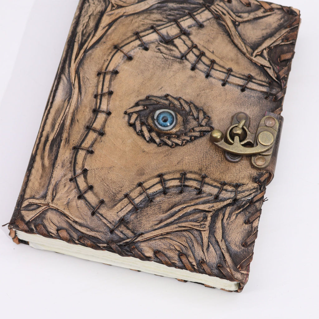 Carnet en Cuir – Evil Eye – 160 pages – 20×15 cm