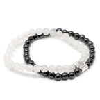 Bracelet Magnétique en Gemmes – Cristal de Roche