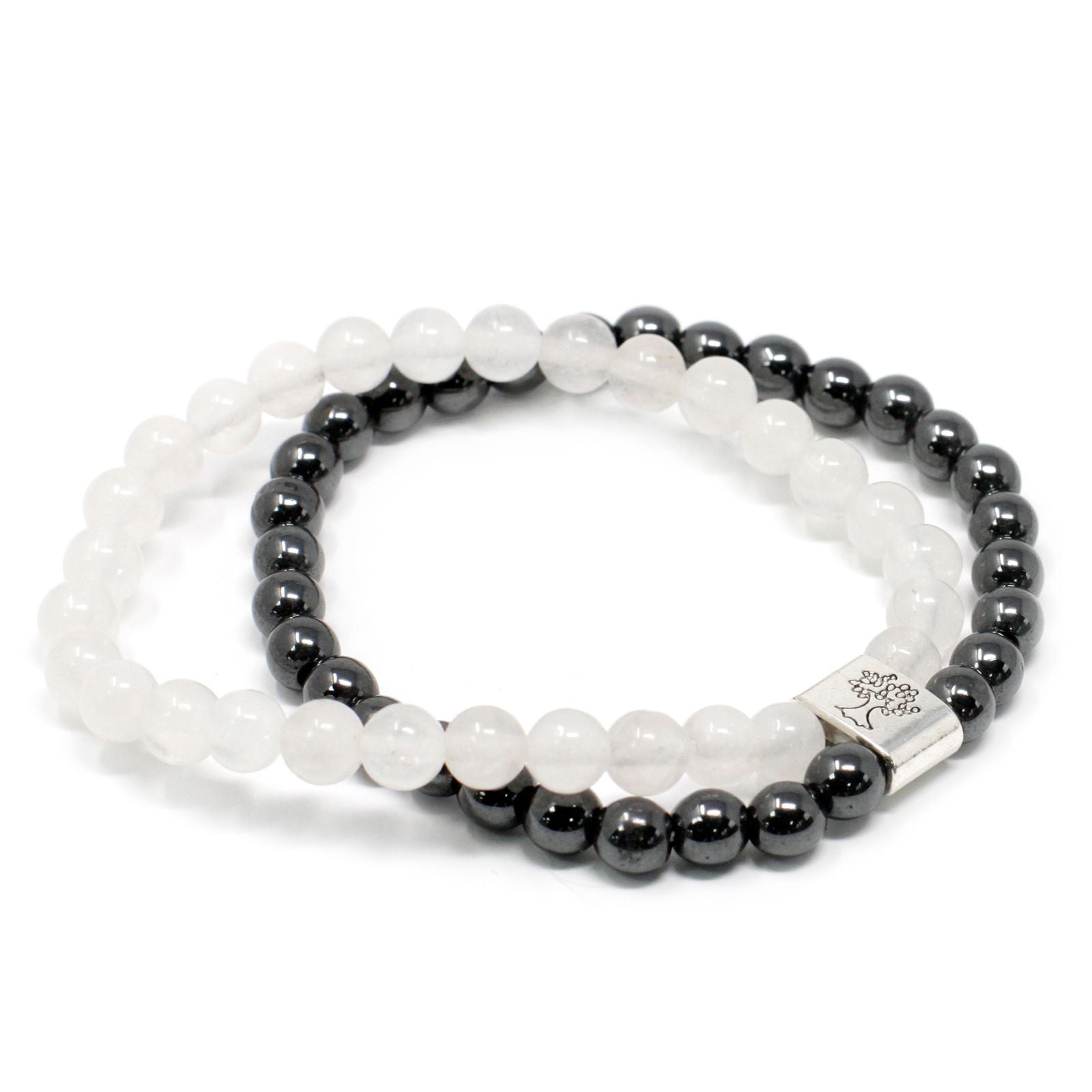 Bracelet Magnétique en Gemmes – Cristal de Roche