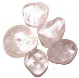 Sachet de 24 Grosses Pierres Roulées – Cristal de Roche – Qualité A