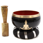 Coffret Bol Tibétain – Bouddha Doré – 10,7 cm
