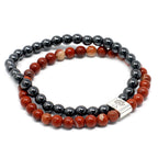 Bracelet Magnétique en Gemmes – Pierre Rouge (Redstone)