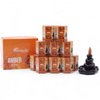 Encens Backflow Masala – Ambre (10 cônes)