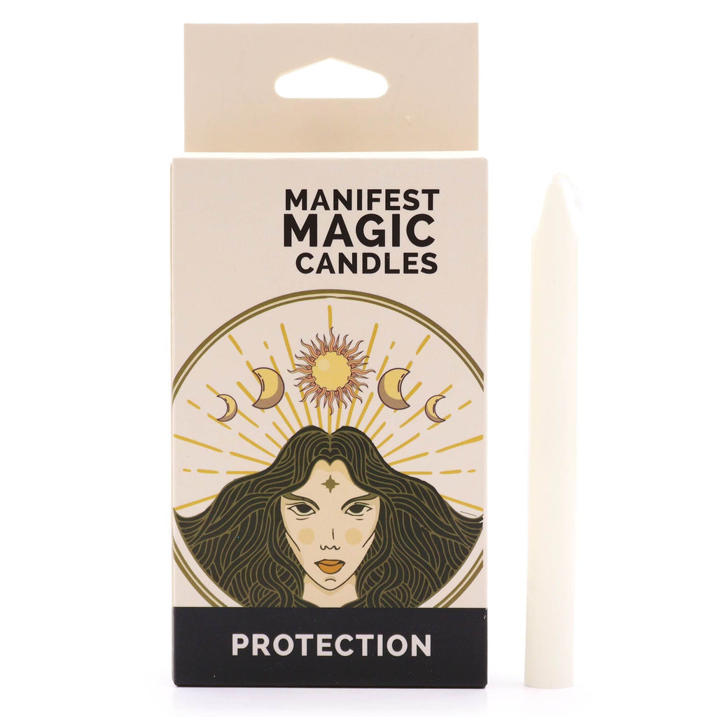 Bougies de Manifestation – Ivoire – Protection (pack de 12)