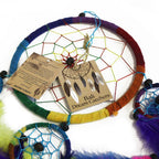 Bali Dreamcatcher - Large Round - Black/White/Red