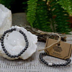 Bracelet Magnétique en Gemmes – Cristal de Roche