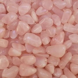Sachet de 24 Moyennes Pierres Roulées – Quartz Rose (K)
