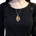 Collier Pierre Enlacée – Œil de Tigre