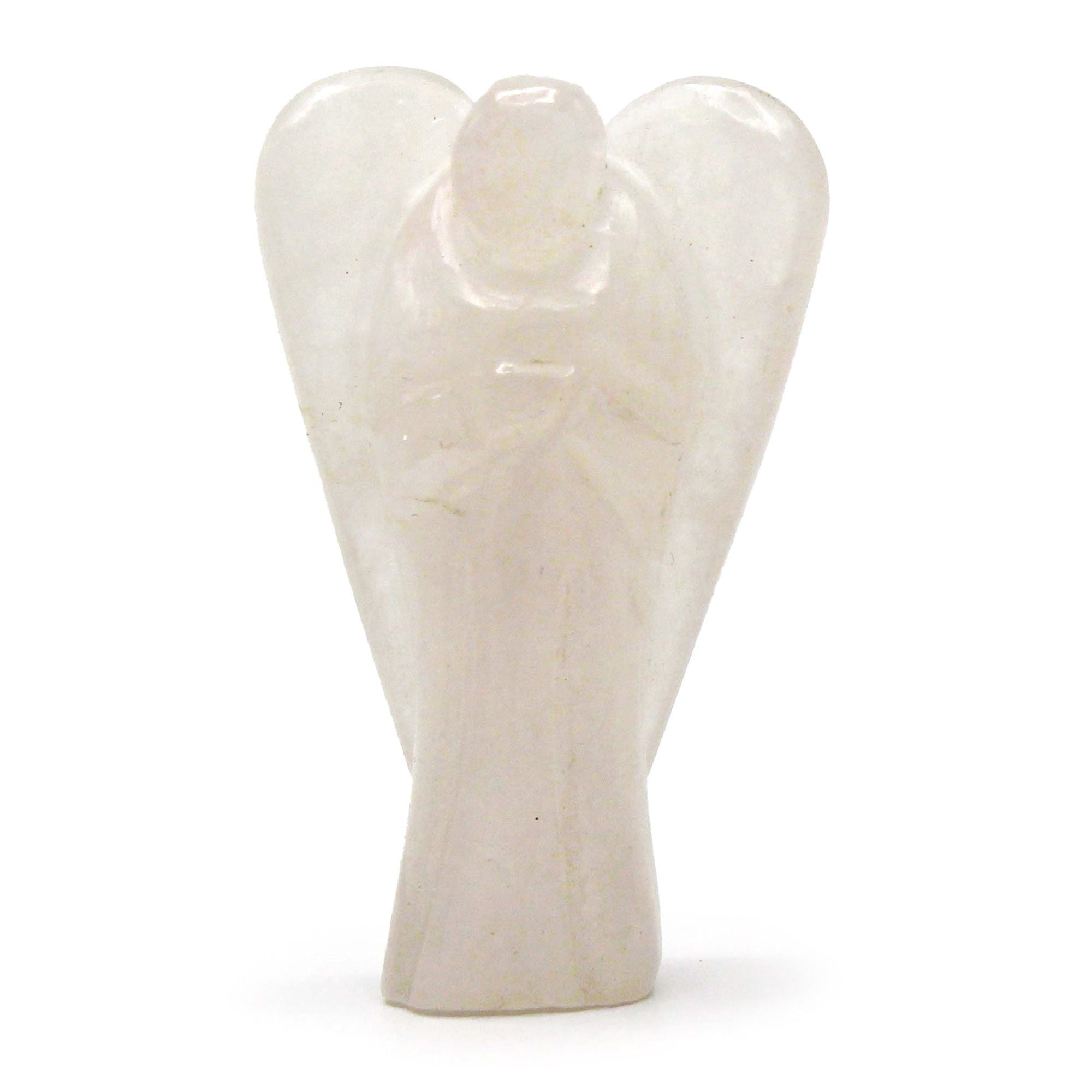 Ange en Gemme Sculpté – Quartz Clair