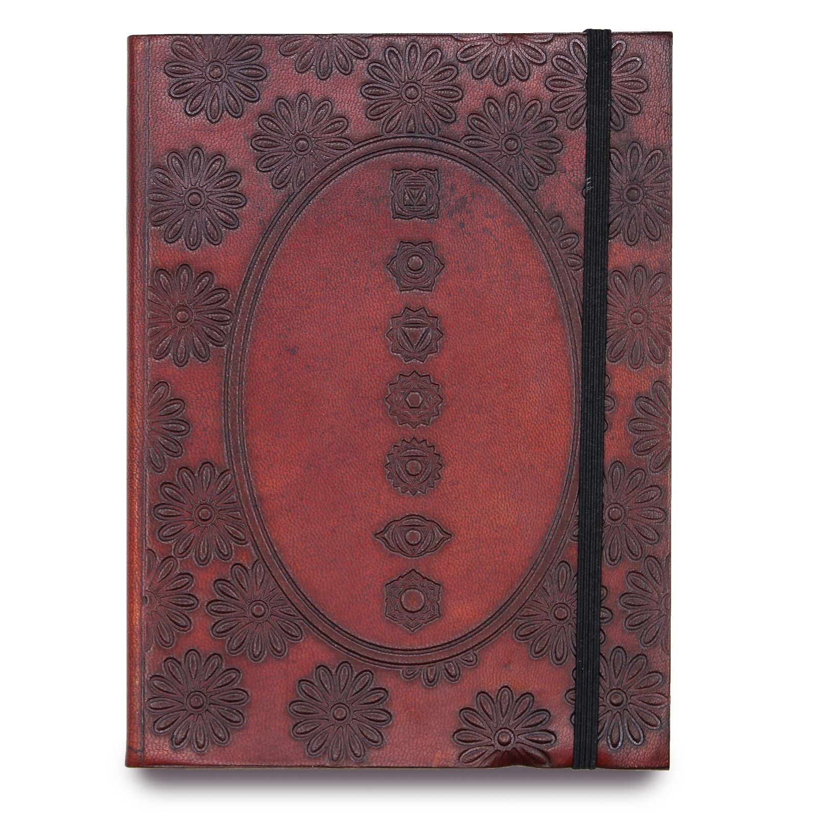Carnet en Cuir Végétal – Petit Mandala Chakra