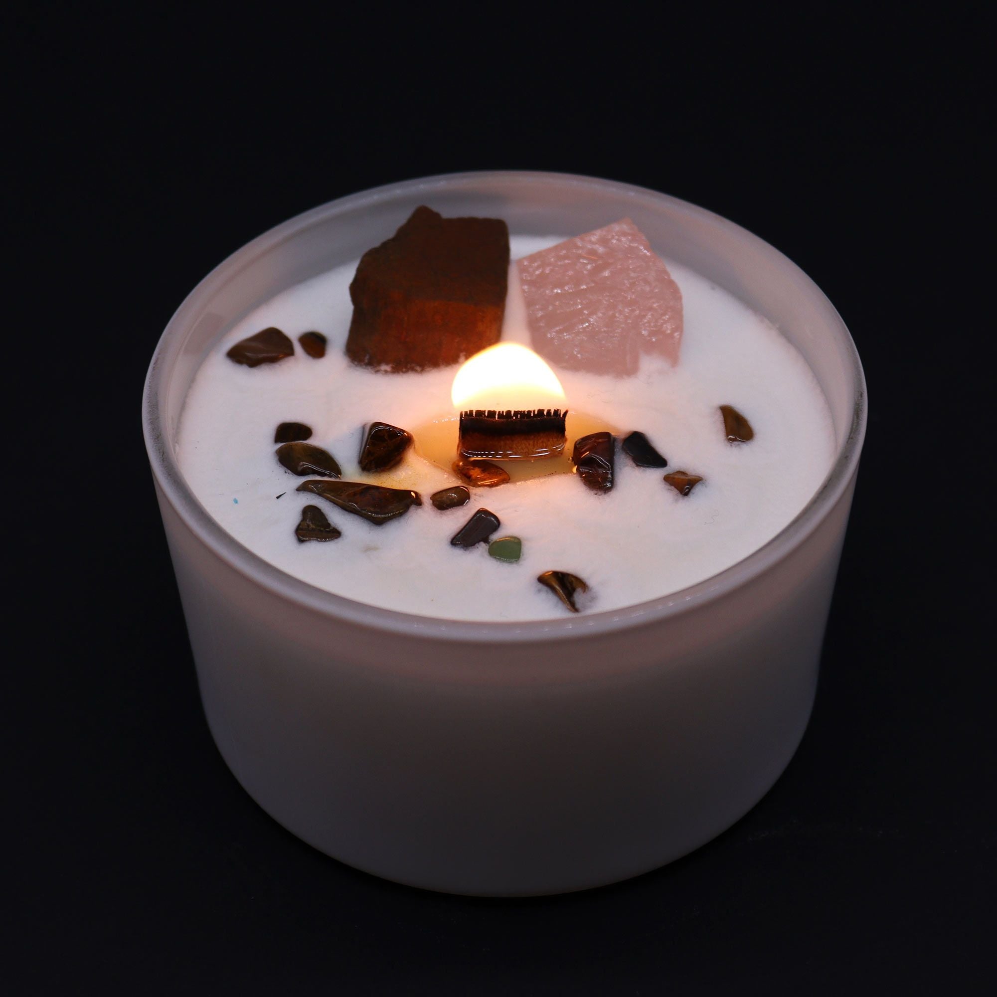 Bougie Cristal – Chakra Sacré