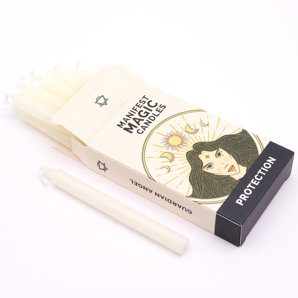Bougies de Manifestation – Ivoire – Protection (pack de 12)