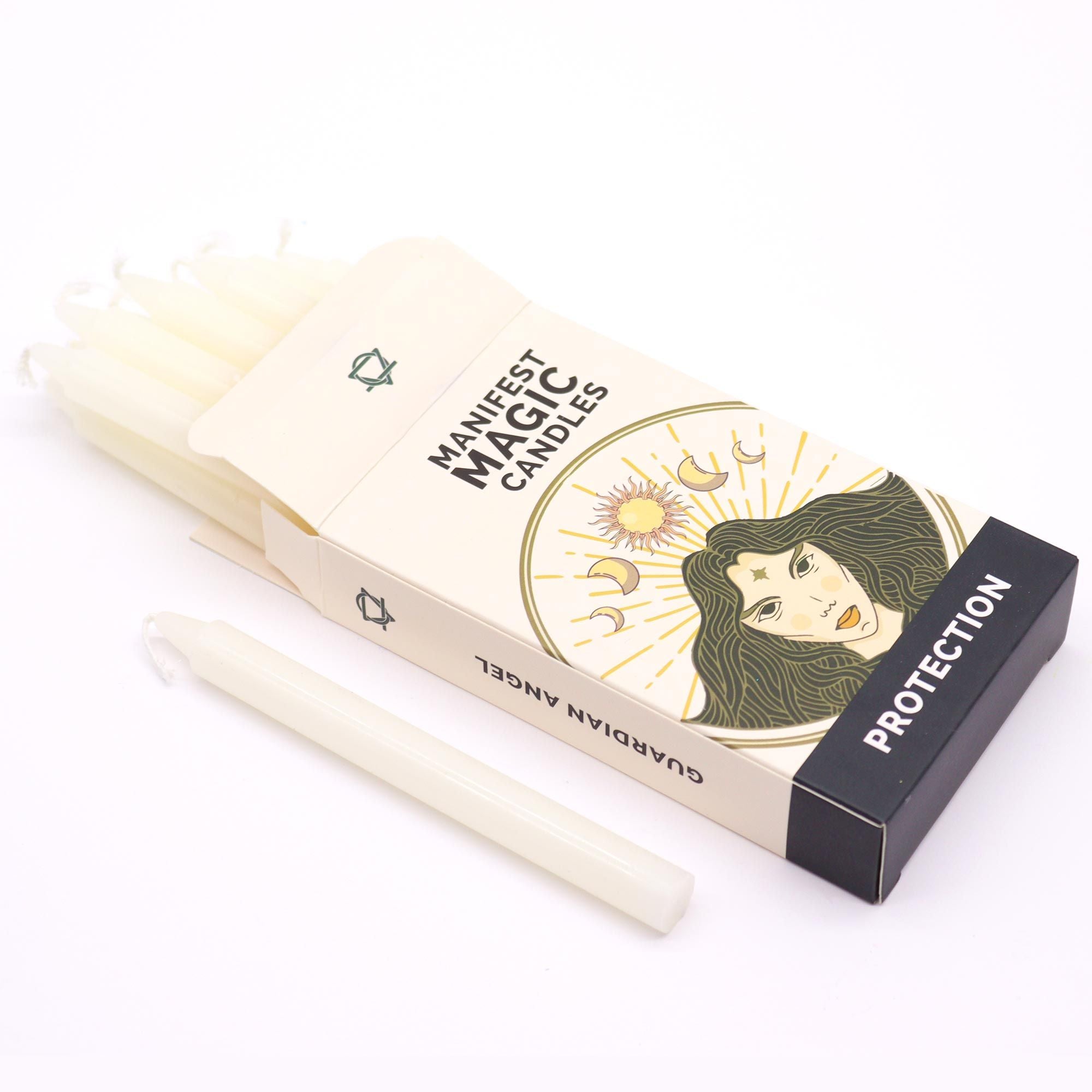 Bougies de Manifestation – Ivoire – Protection (pack de 12)