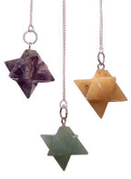 Pendule Merkaba (Étoile à 8 Branches) – Assortis