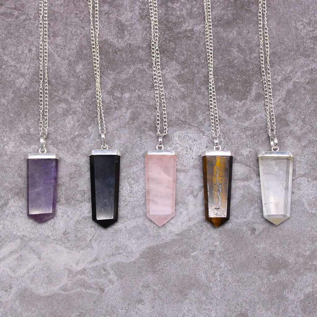 Pendentif Cabochon – Quartz Clair