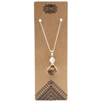 Pendentif Pointe – Œil de Tigre (Petit Format)