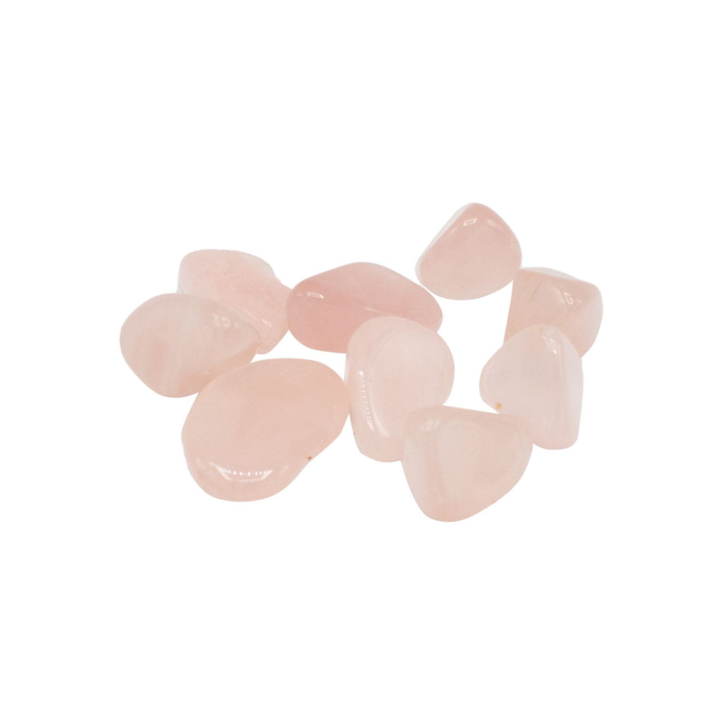 Sachet de 24 Moyennes Pierres Roulées – Quartz Rose (K)