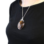Collier Pierre Enlacée – Œil de Tigre
