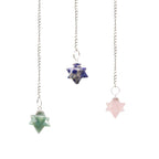 Pendule Merkaba (Étoile à 8 Branches) – Assortis