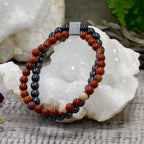 Bracelet Magnétique en Gemmes – Pierre Rouge (Redstone)