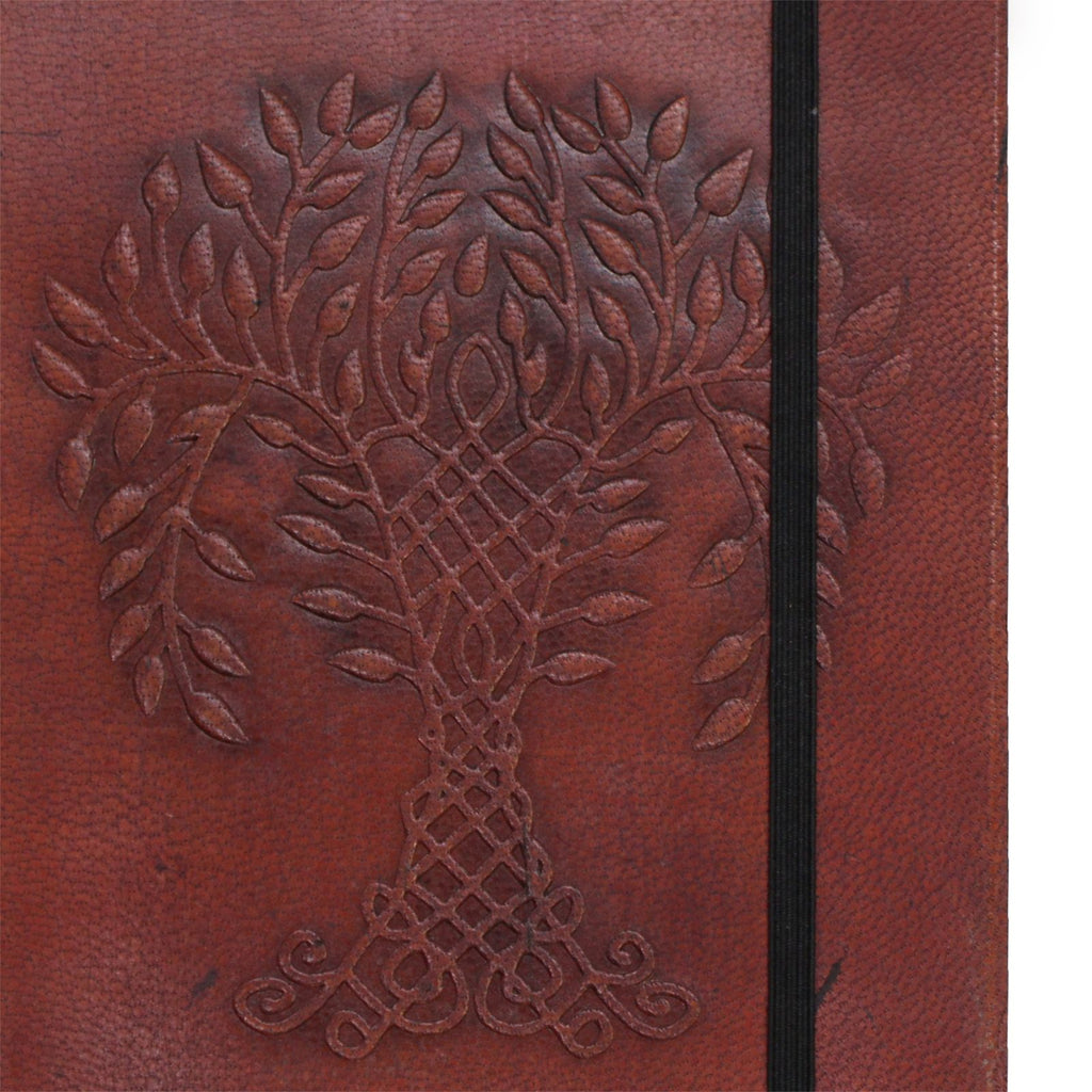 Carnet en Cuir Végétal – Petit Arbre de Vie
