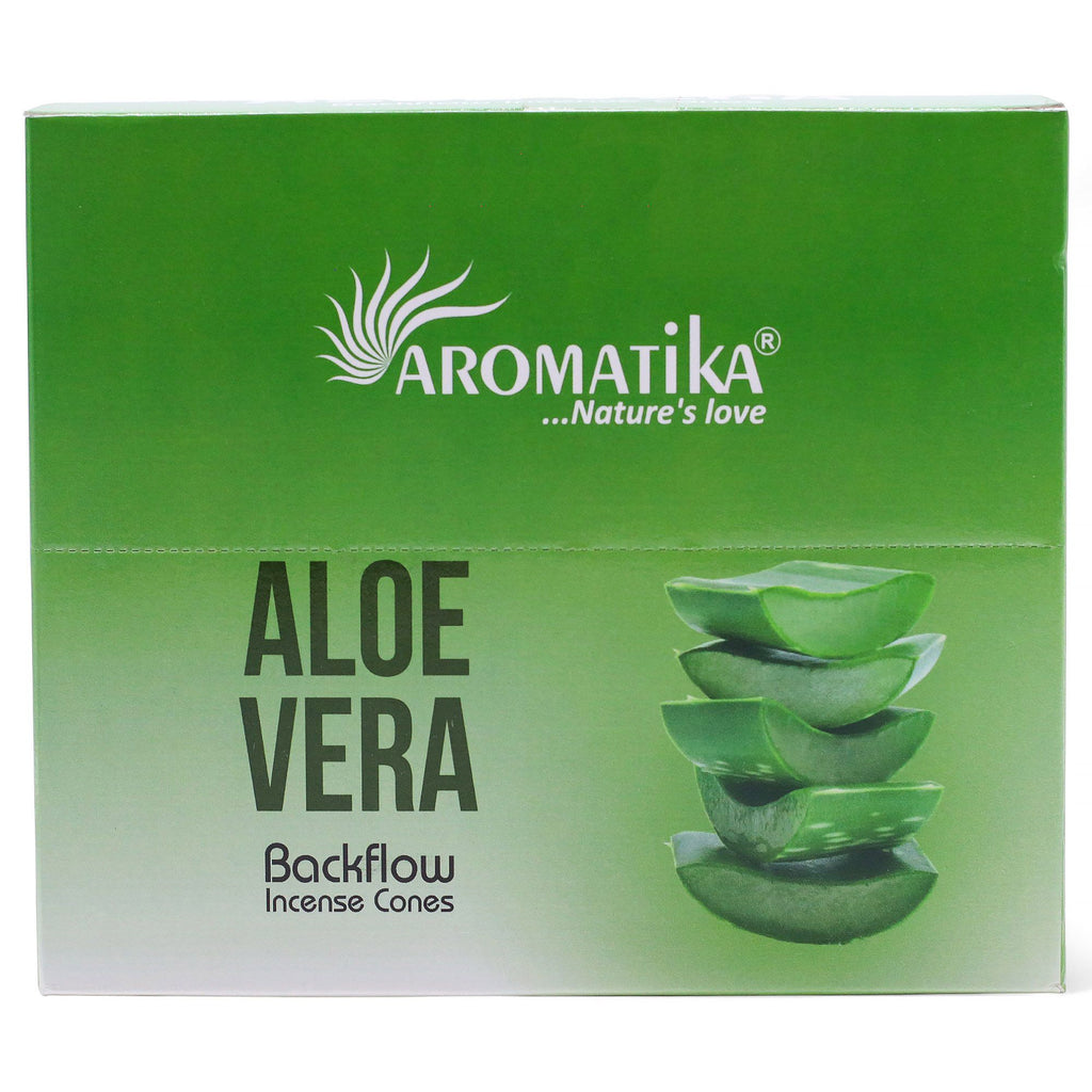 Encens Backflow Masala – Aloe Vera (10 cônes)