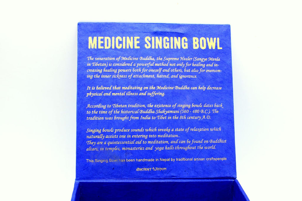 Coffret Bol Tibétain – Bouddha de Médecine – 10 cm