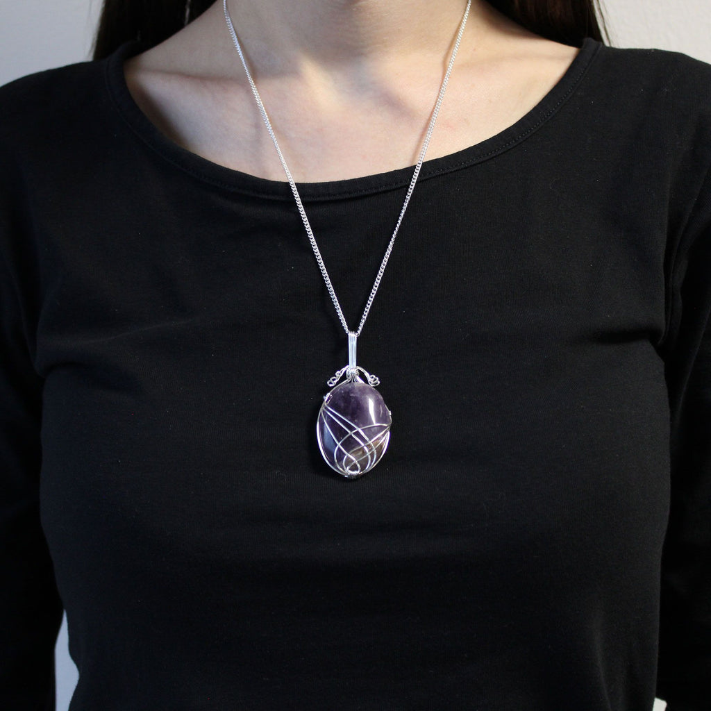 Collier Pierre Enlacée – Améthyste