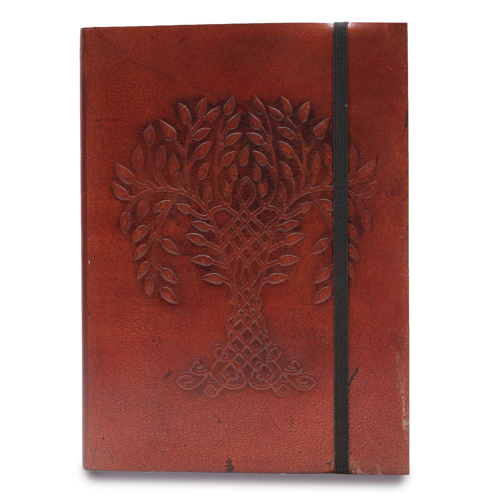 Carnet en Cuir Végétal – Petit Arbre de Vie