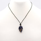 Pendentif Goutte Macramé – Sodalite